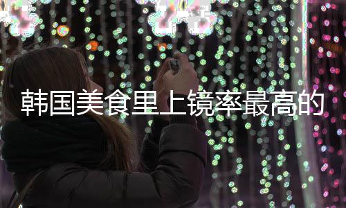 美食里上的一道菜年糕韩国韩最高镜率式辣
